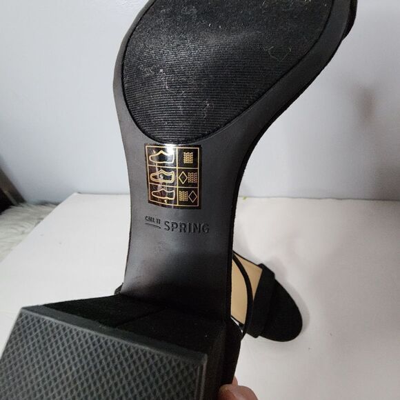 Call it Spring new without tags black strap open toe sandal women's size 8.5 - Picture 4 of 5
